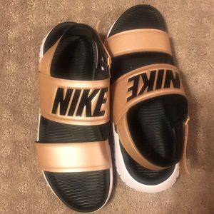Rose Gold Nike Tanjun Sandal